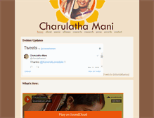 Tablet Screenshot of charulathamani.com